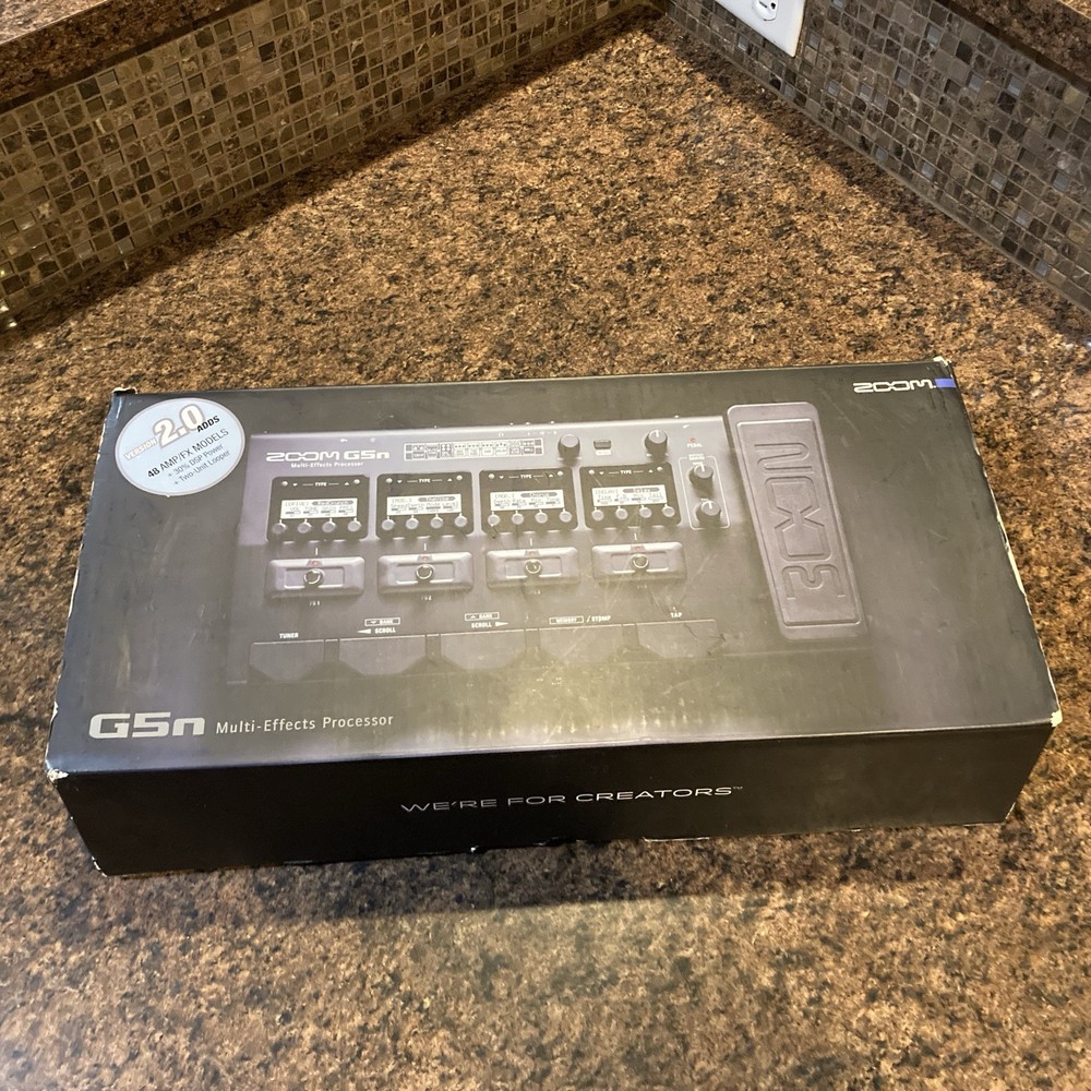 Zoom G5n Multi Effects Processor Effect Guitar FX Pedal EXCELLENT