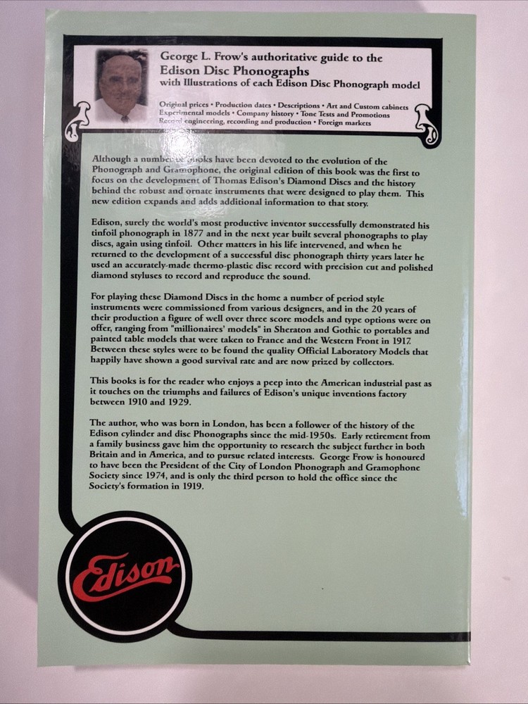 Edison Phonograph Disc ID$ Book 1908-Up Cabinets MORE