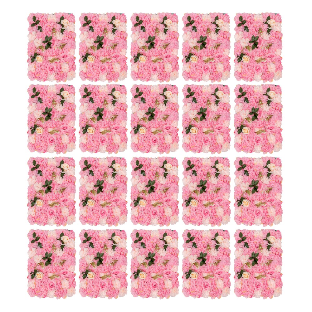 Flower Wall Panel, Artificial Floral Backdrop, Wall Decoration Backdrop