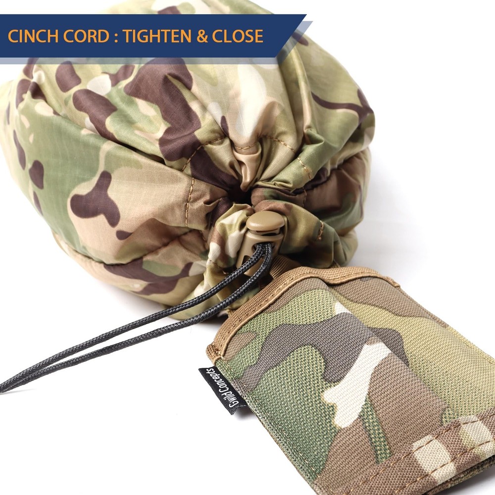 MOLLE Dump Pouch, Tactical Mag Dump Pouch, Ultralight Foldable Pouch for Batt...