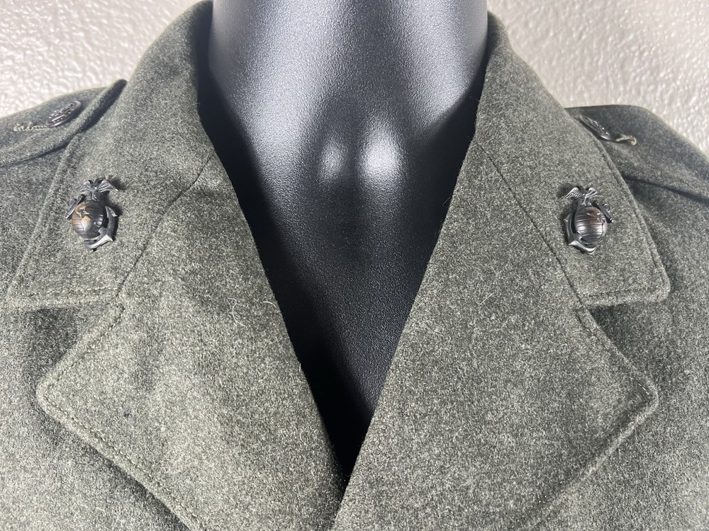 WW2 1943 Dated USMC Service “A” Uniform With Ship Detachment Patch