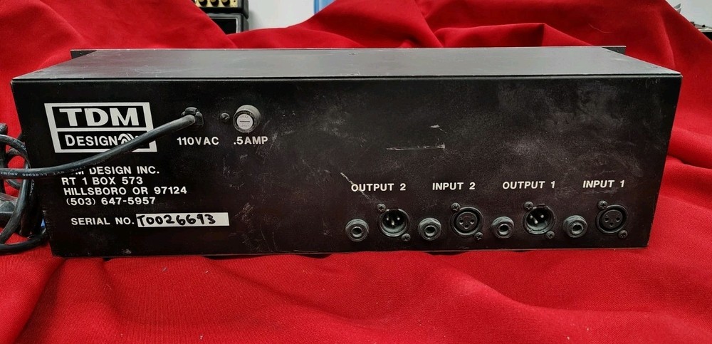 TDM DESIGN DUAL EQUALIZER
