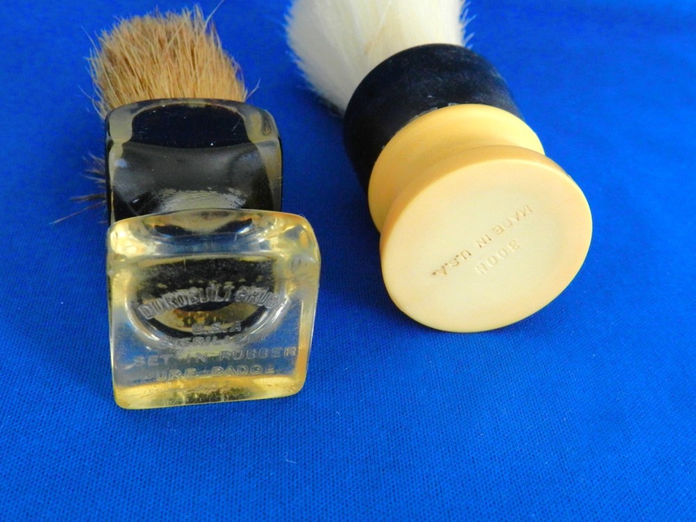 Vintage Shaving Brushes (2) Ever-Ready & Durobuilt