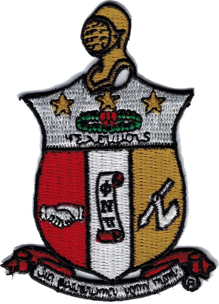 Kappa Alpha Psi Shield Emblem Iron-On Patch