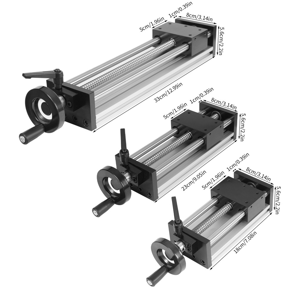 Manual Sliding Table Linear Guide Rail Stage Actuator Ball Screw Motion Table
