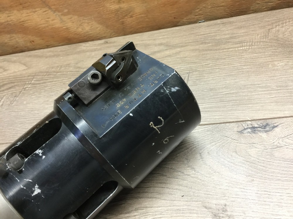 PAIR OF DEVLEIG BORING HEAD 5 " OD & 2.5 "