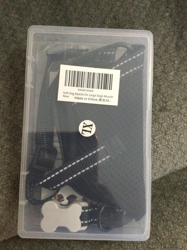 New Soft Dog Muzzle - XL