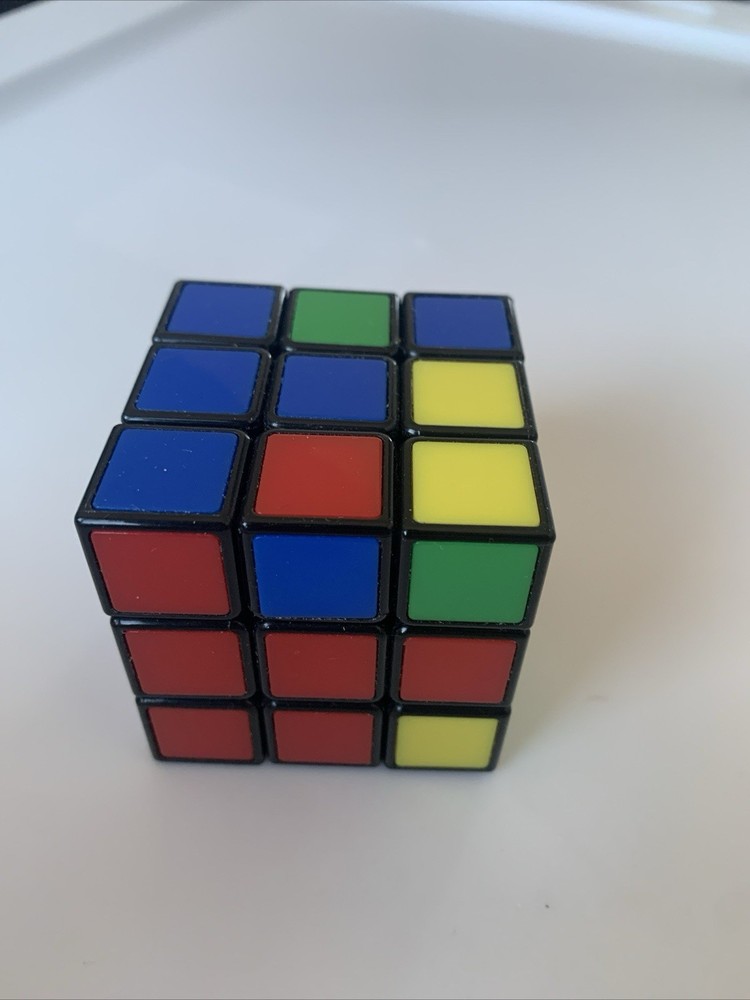 Rubik’s Cube 3x3x3 Multicolor Plastic Cube Shape Twist Puzzle Brain Teaser