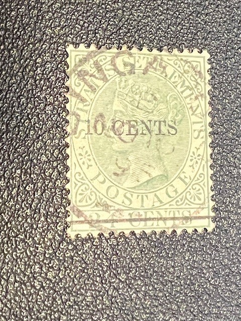 Straits Settlements stamp 75 used
