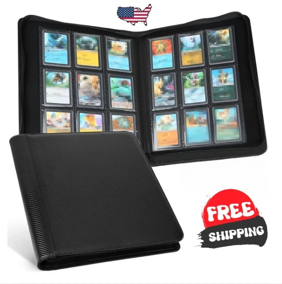 Toploader Binder, Holds 288 Toploaders, 9 Pocket Top Loader Binders