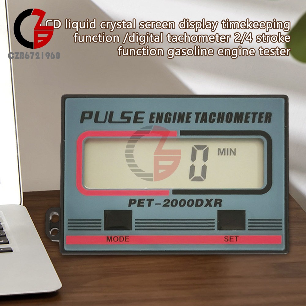 Digital 1~99999 minutes Meter Tachometer Pulse Engine Gauge Inductive RPM Timer