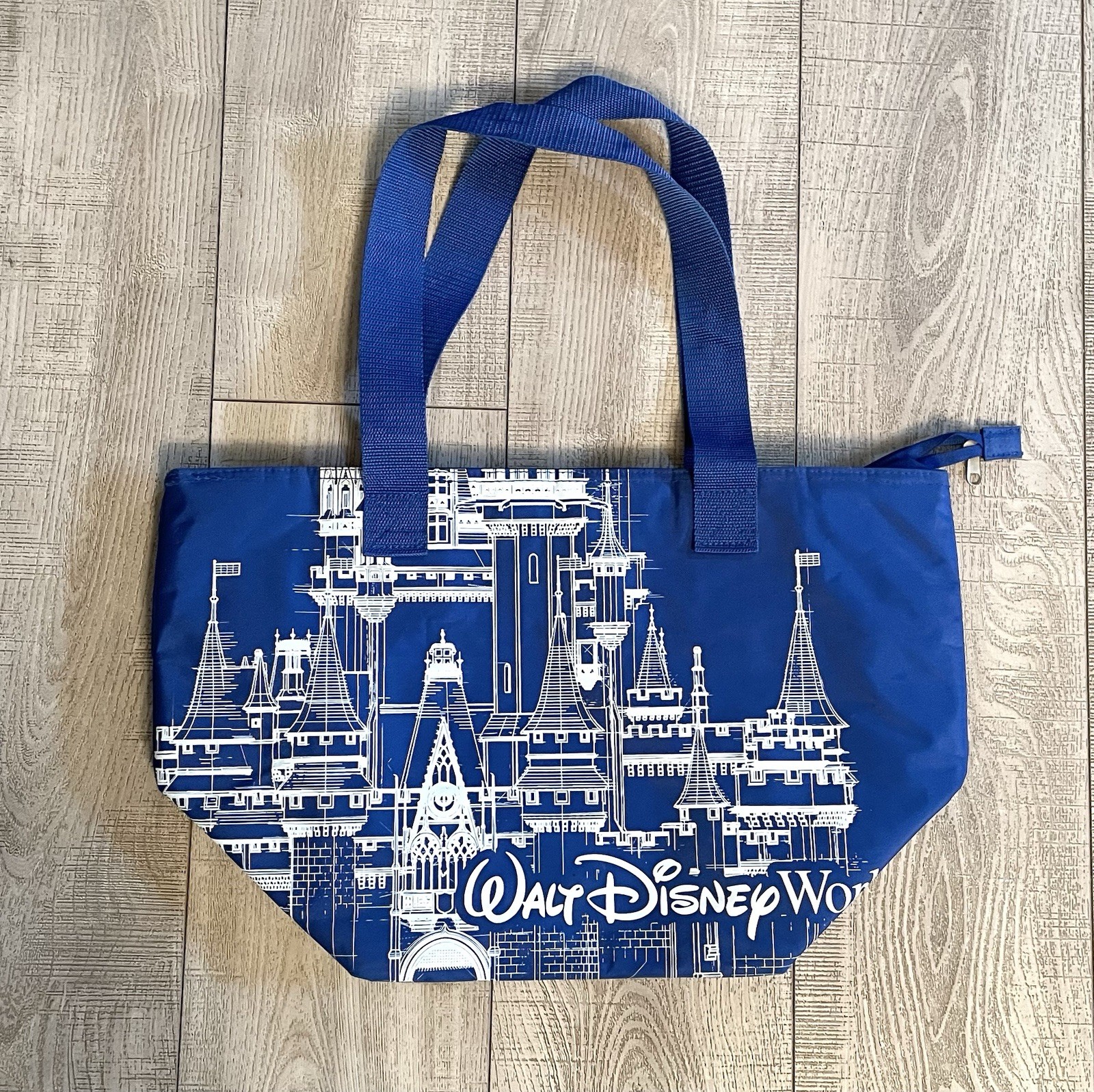 Walt Disney World Castle Blue Insulated Cooler Tote Bag
