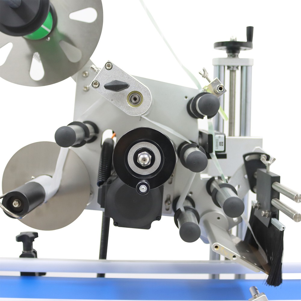 Automatic Flat Labeling Machine Desktop Conveyor Table Plane Label Machine 110V