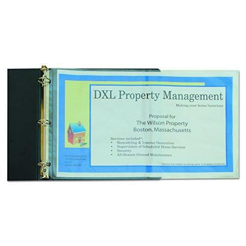 C-Line, CLI62237, Panoramic Fold-Out Sheet Protectors, 25 / Box, Clear