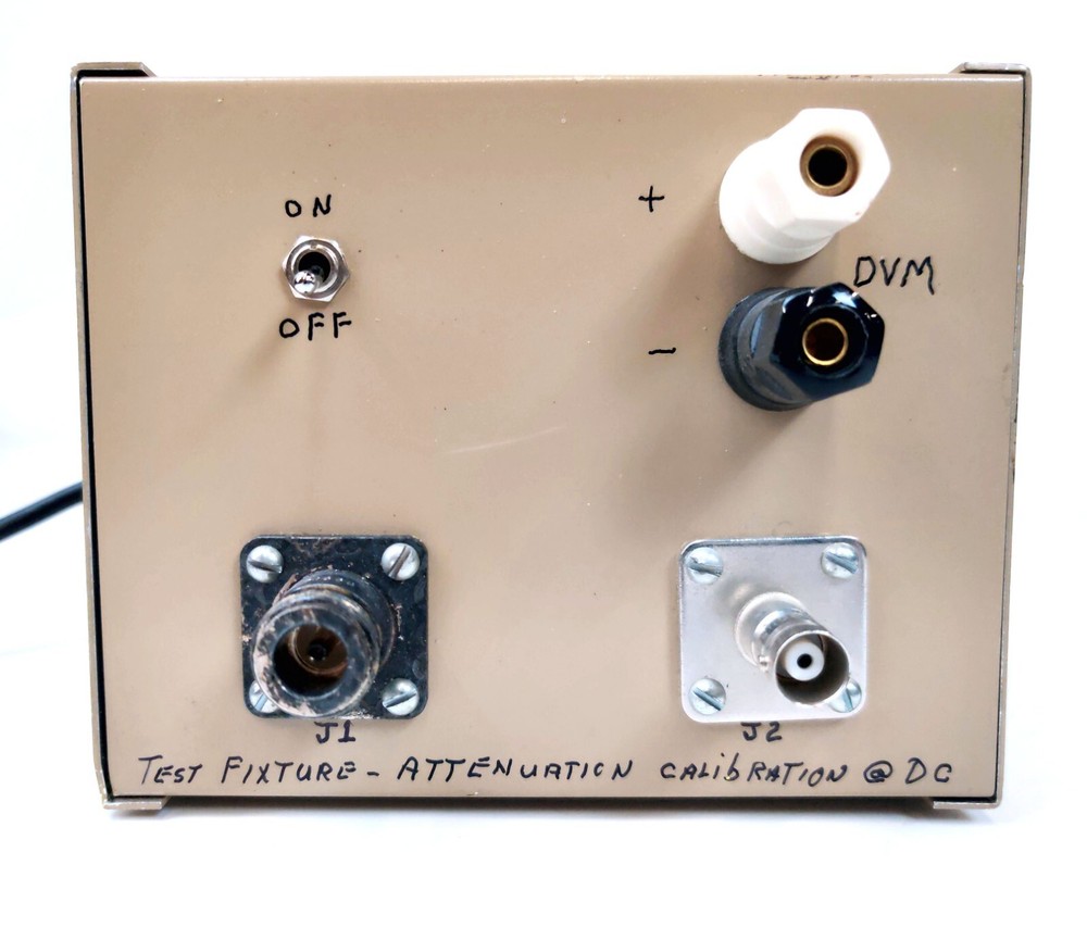 FAA Fabricated DC Attenuation Calibration Fixture compare Narda 61A1B