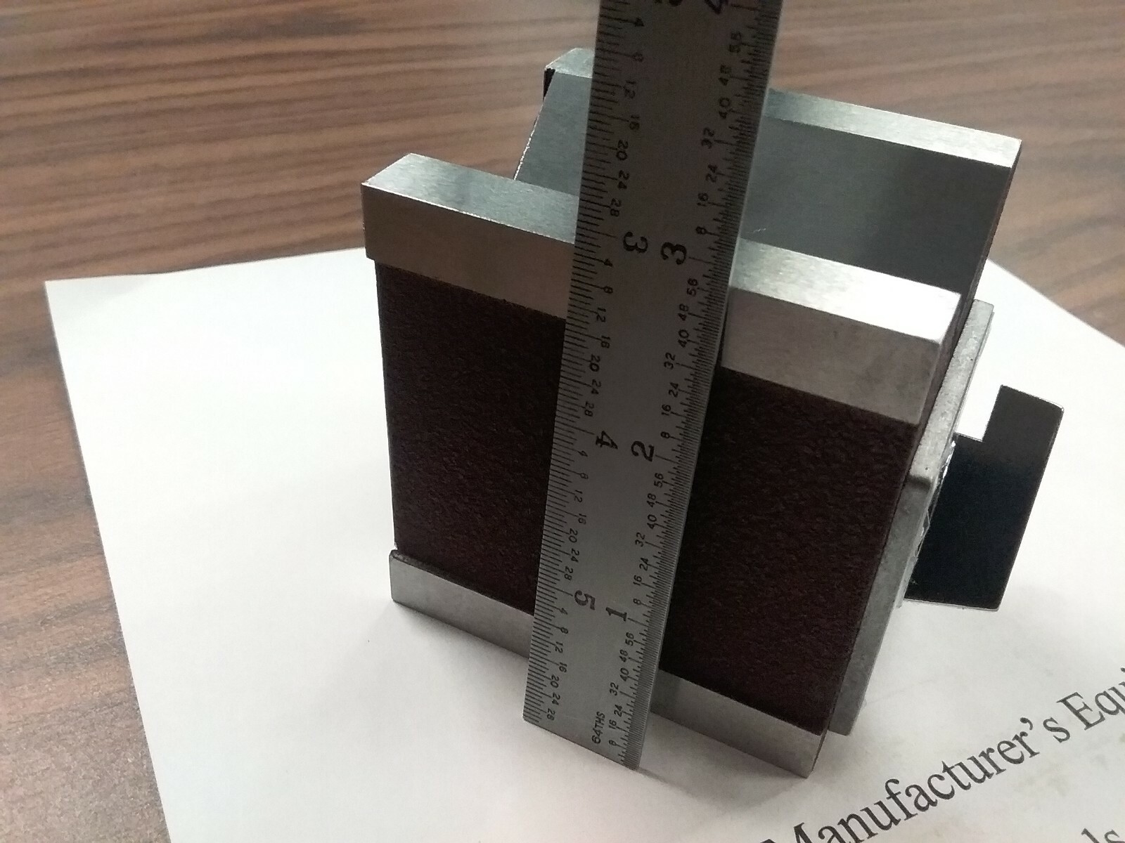 2-7/8x2-3/8x2-3/4" on/off magnetic Knob V-BLOCK 260 lbs mag power #706P-150