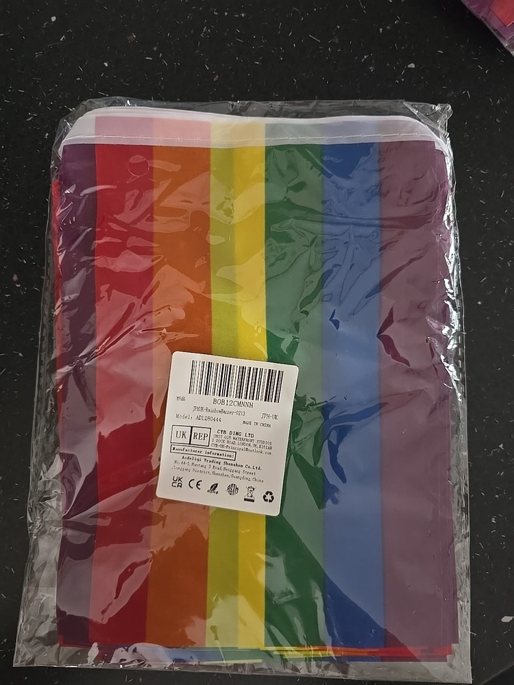 Pride Flags Banner 25pcs 8M