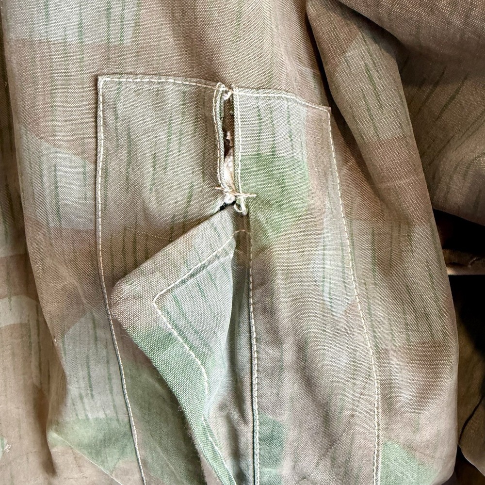 Original WWII German Camo Splinter Smock Tailored