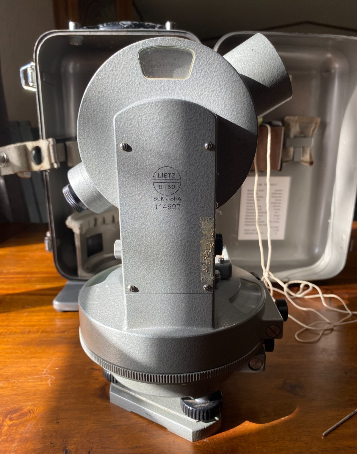 LIETZ / SOKKISHA BT-30 Surveyor Survey Transit with Case