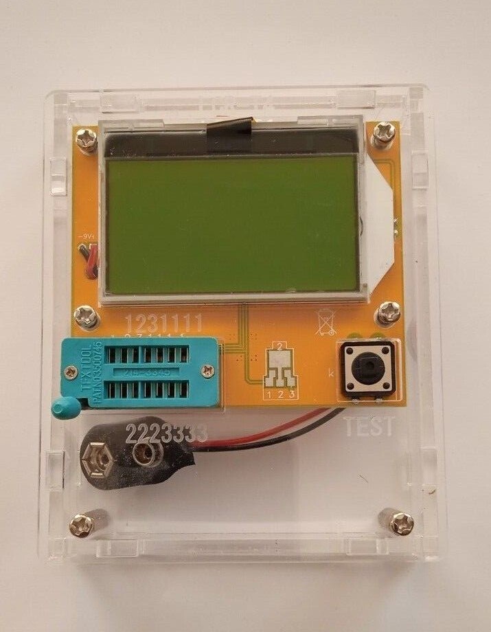 LCR-T4 Mega328 Transistor Tester Diode Triode Capacitance ESR Meter With Shell W