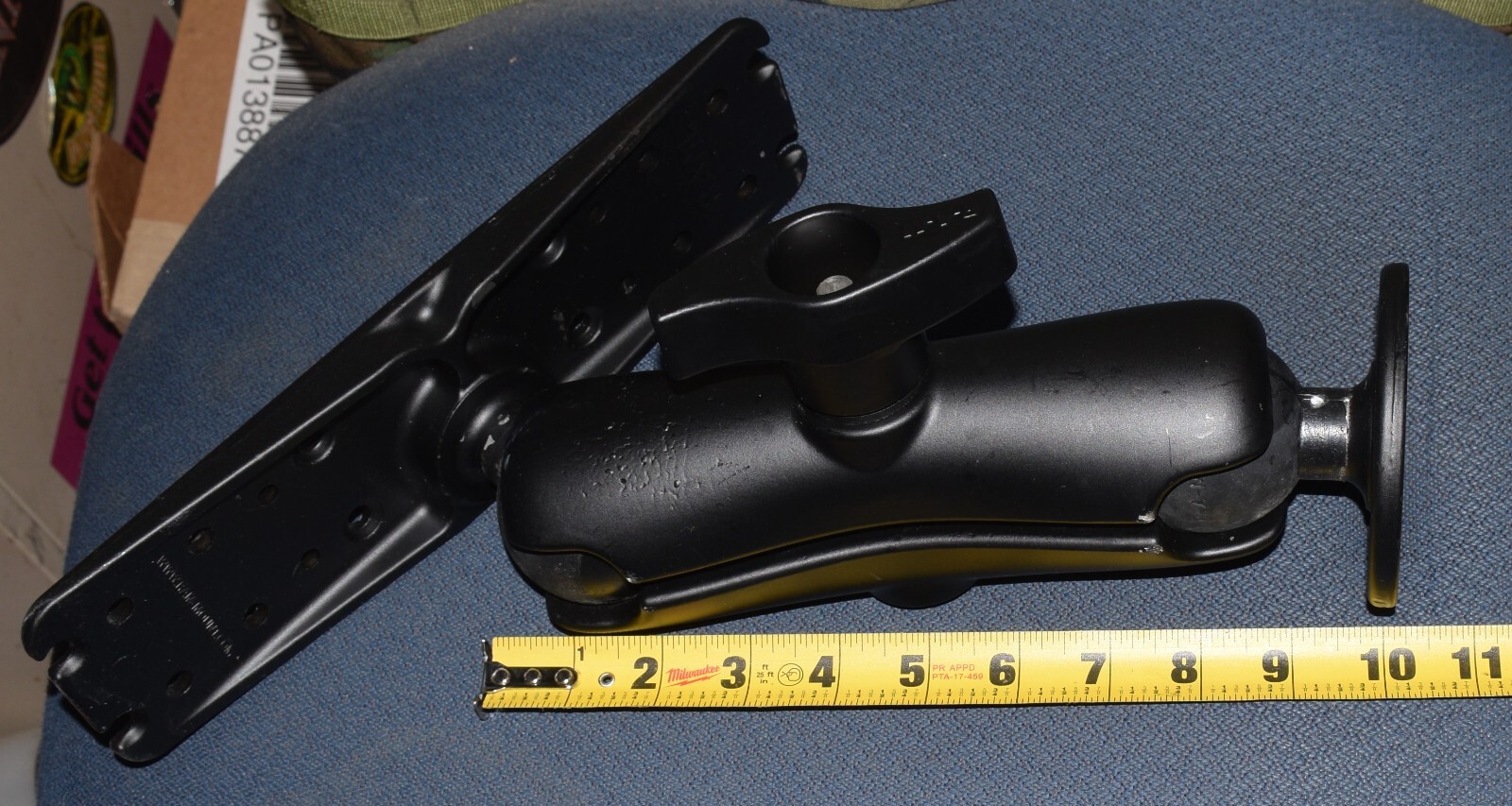 RAM LARGE LONG ARM ELECTRONICS MARINE MOUNT D-111U BRACKET 2.25" BALL MILITARY