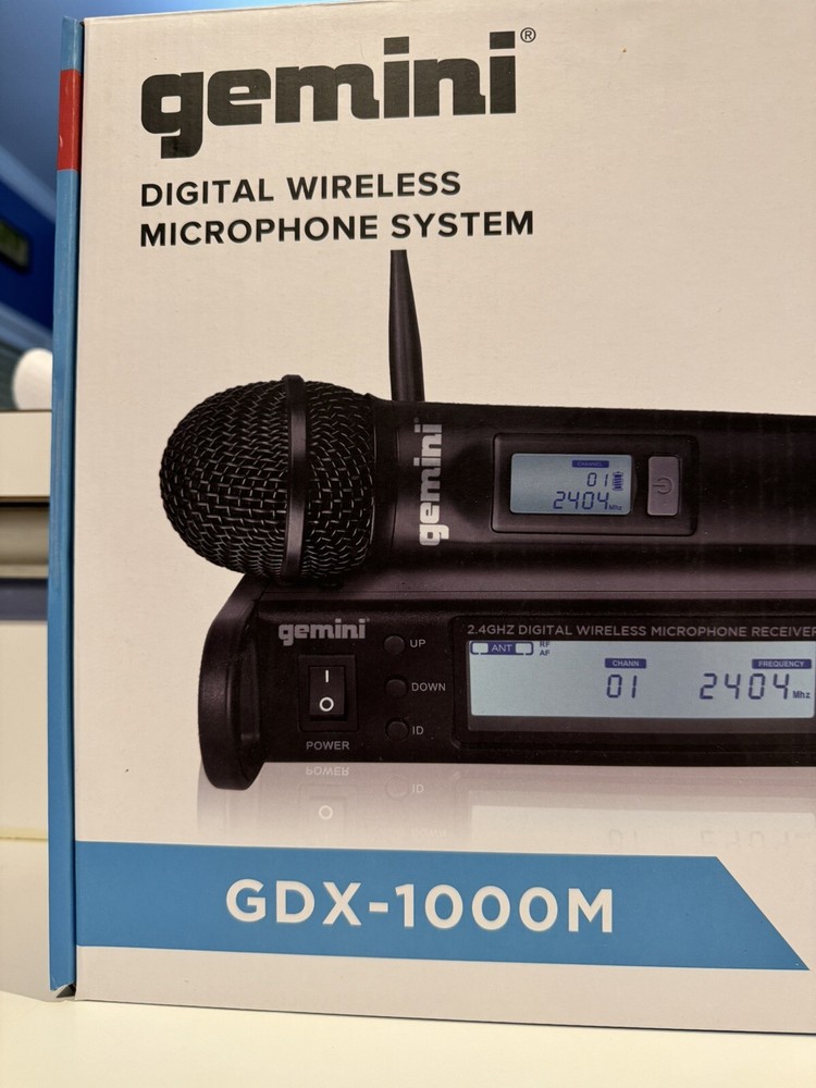 Gemini GDX-1000M Digital Wireless Microphone system