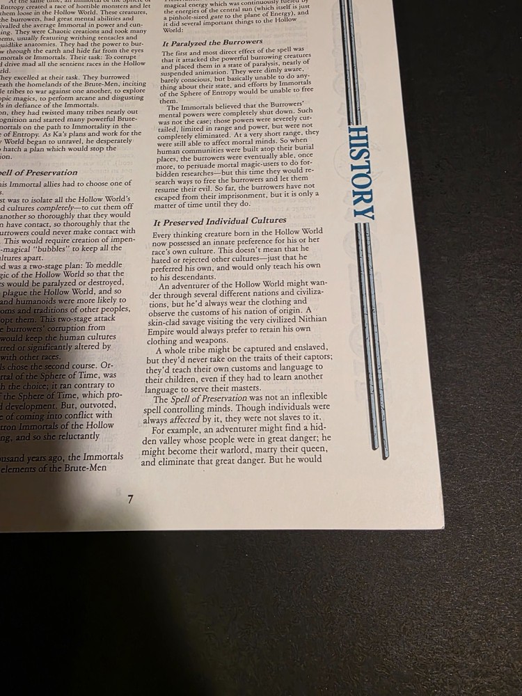 Hollow World: Sourcebook 1990 ☆ TSR ☆ D&D ☆ Authentic ☆