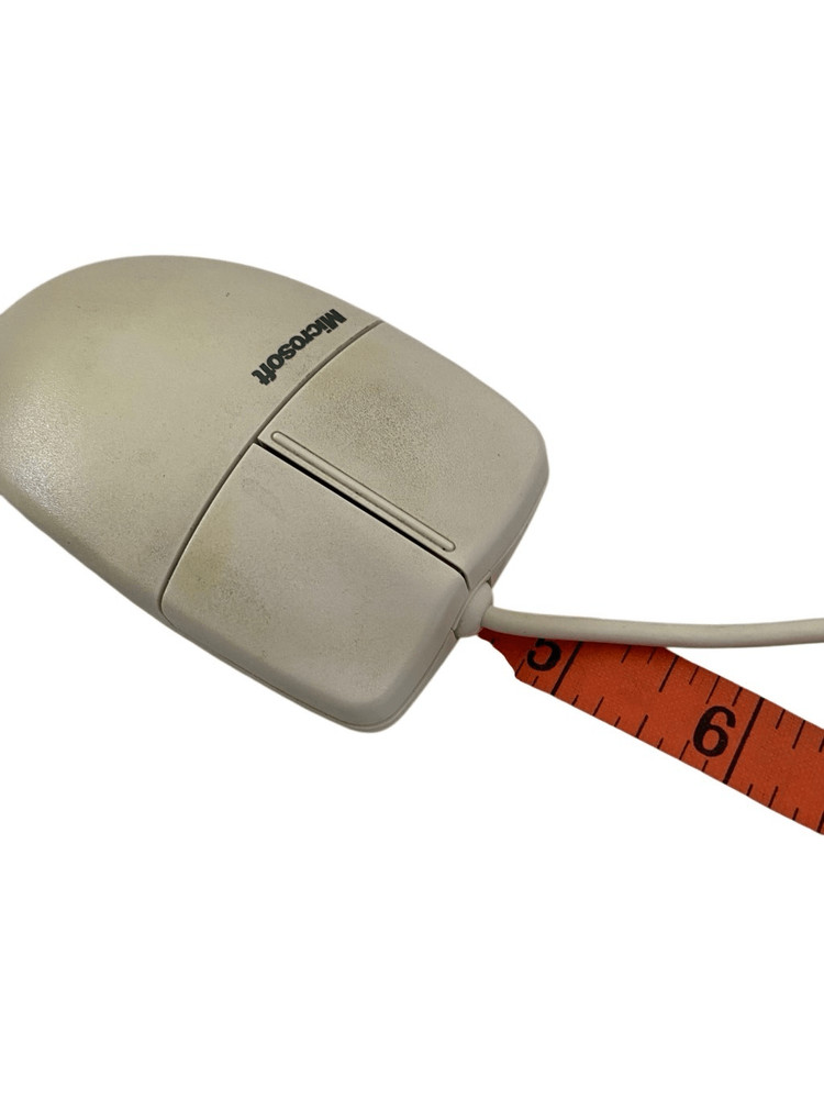 Microsoft Basm1 Ps2 Serial Compatible Mouse Untested Computer Accessories