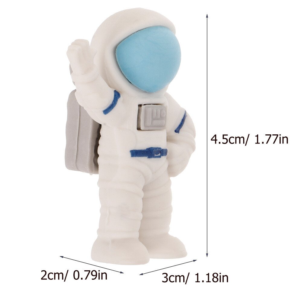 24Pcs Small Erasers Astronaut Erasers Portable Erasers Multi-function Erasers