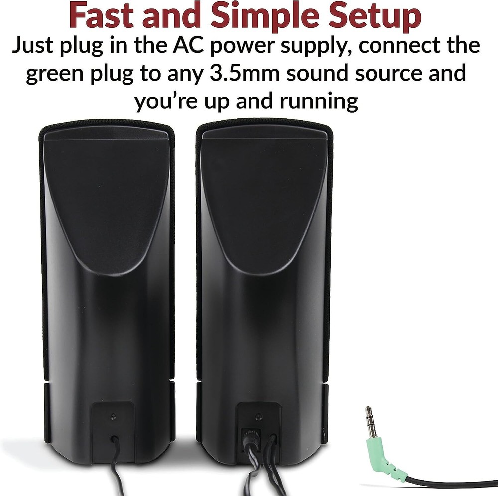 Computer Speaker Amplifier System Set Desktop Multimedia Speakers for Laptop Pc