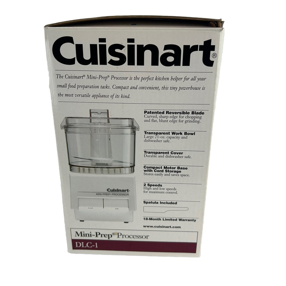 Cuisinart Mini-Prep Food Processor DLC-1 Chopper 2-speed grinder