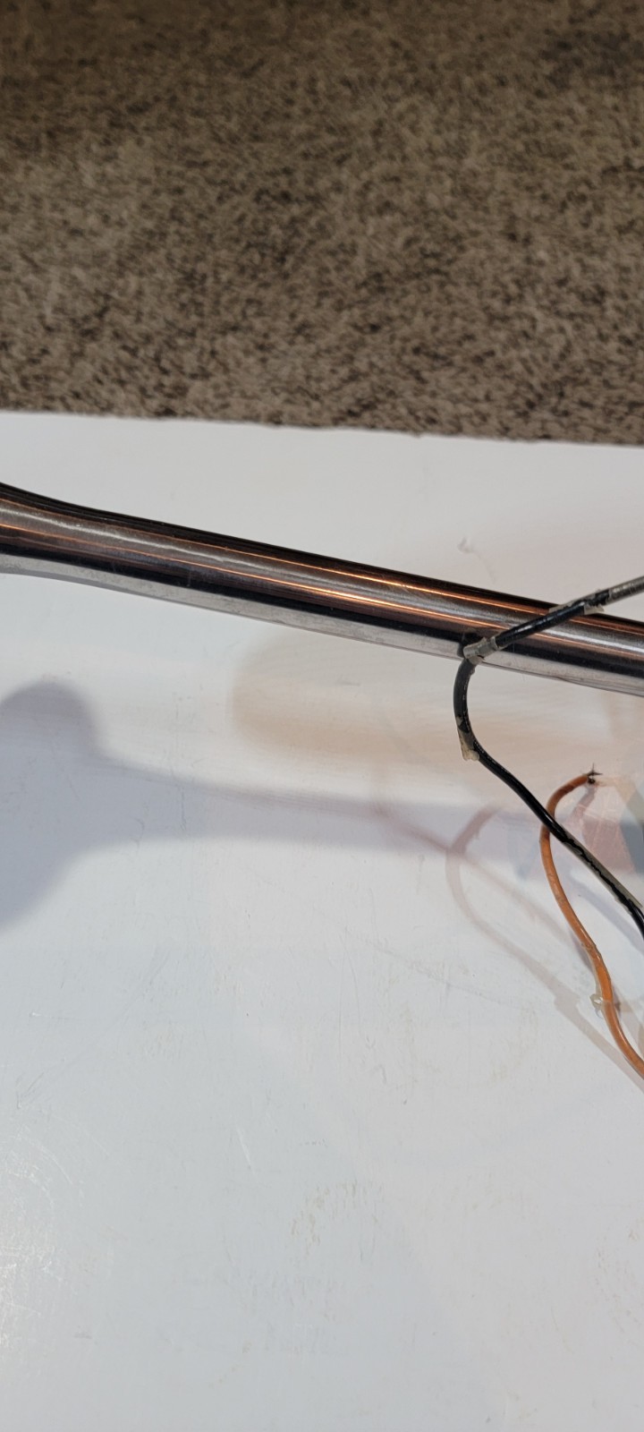 Vintage 13" Stainless Steel Single Trumpet Marine Horn 12V Made In Japan