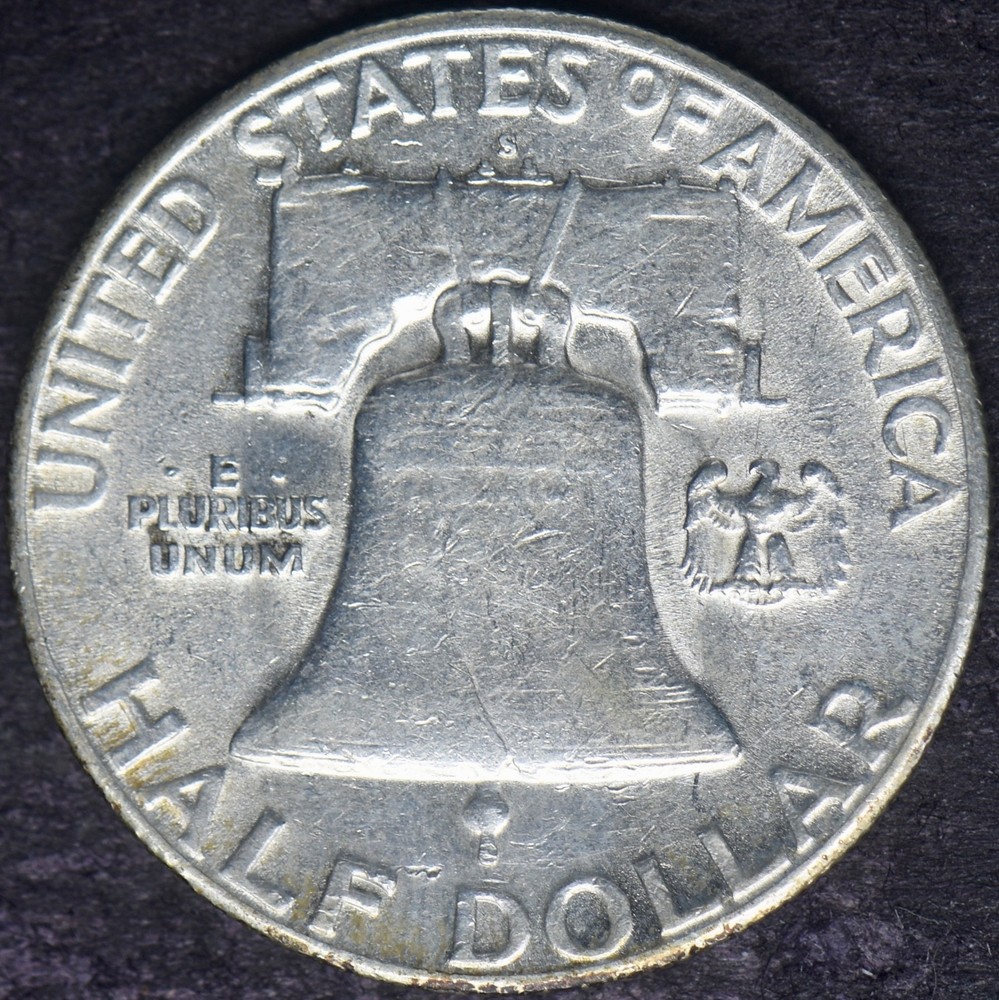1952-S Franklin Silver Half Dollar - ✪COINGIANTS✪