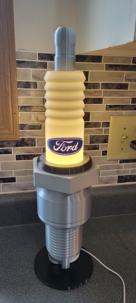 18 inch 3d Printed Lightup Sparkplug