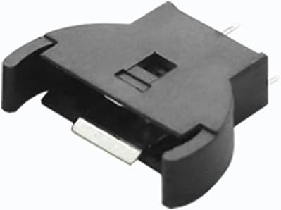 CR2032 Coin Cell Button Battery Holder Socket 3-Pin Solder PCB Mount Case Black