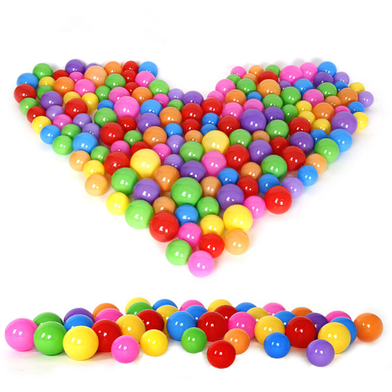 100-500PCS Baby Kids Ocean Ball Pit Balls Play Balls for Swim Pool Playpen Toys