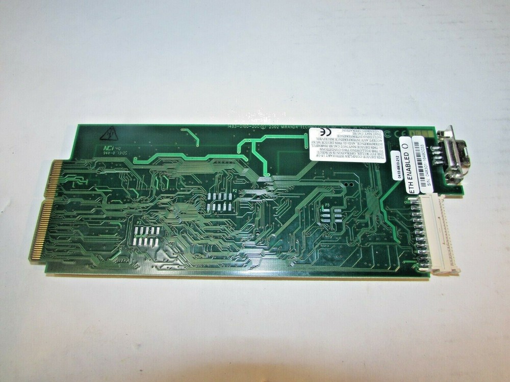 Miranda DENSITE-CPU-ETH Enhanced Ethernet Controller Card