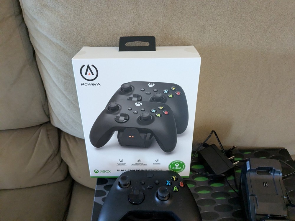 Xbox Series X Console Bundle with Controllers & PowerA Charging Station