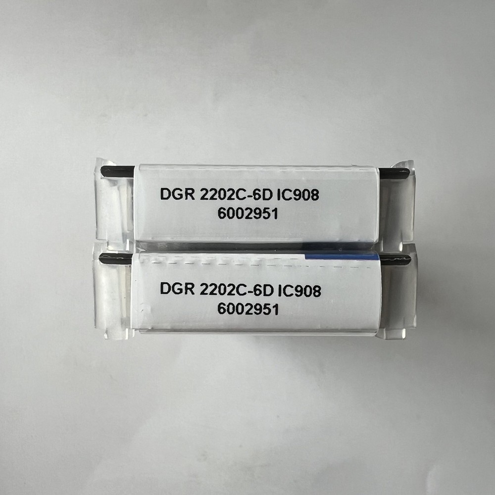 ISCAR / DGR2202C-6D IC908 / Industrial indexable carbide inserts 10 Pcs