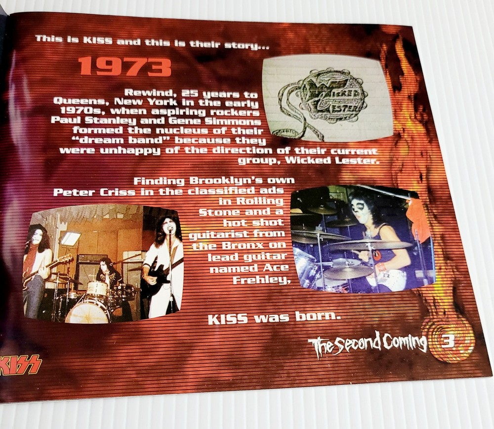 Kiss The Second Coming 1998 Catalog Tour Book Vintage Brochure Book