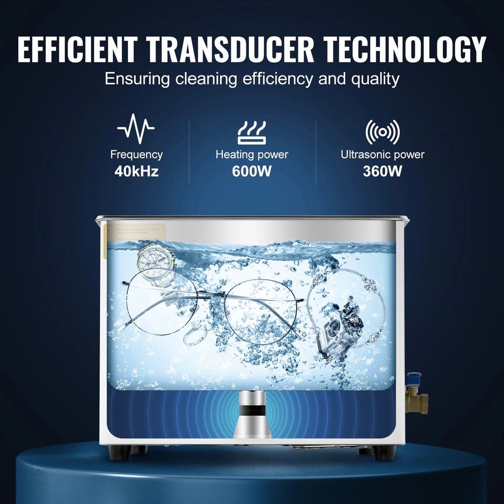 Digital Ultrasonic Cleaning Machine with Heater and Timer