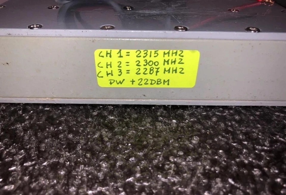 ABE TRANSMITTER 2.3Ghz BITEL RECEIVER 3Ghz AUDIO/VIDEO ATV HAM TESTED