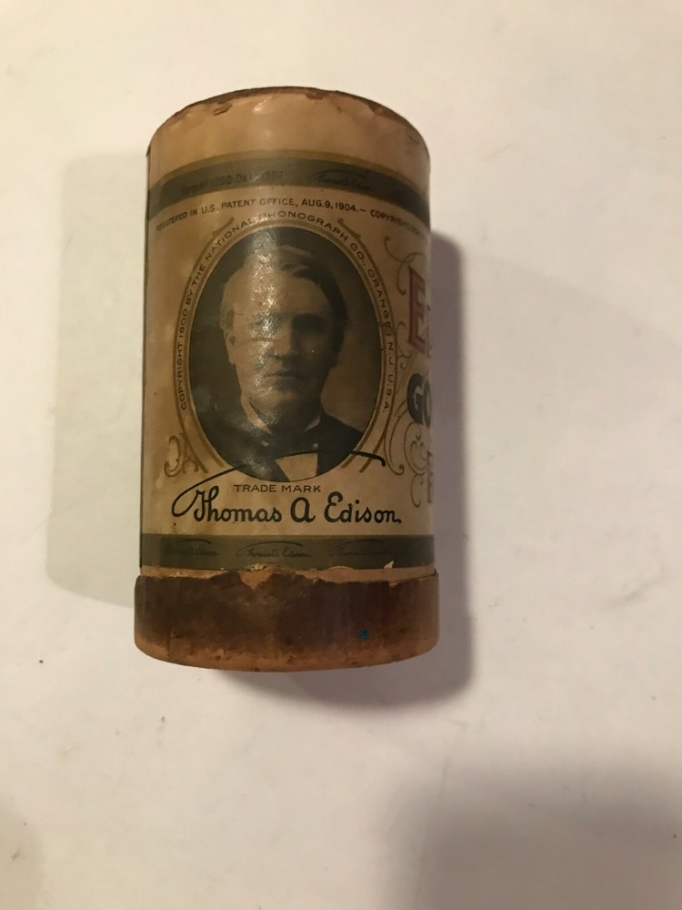 Edison Gold Moulded Record Tube