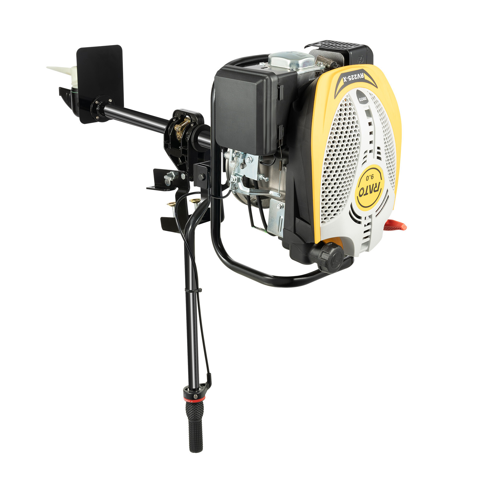 4-Stroke 9 HP Outboard Motor Gas powered Boat Engine With Air Cooling Heavy Duty