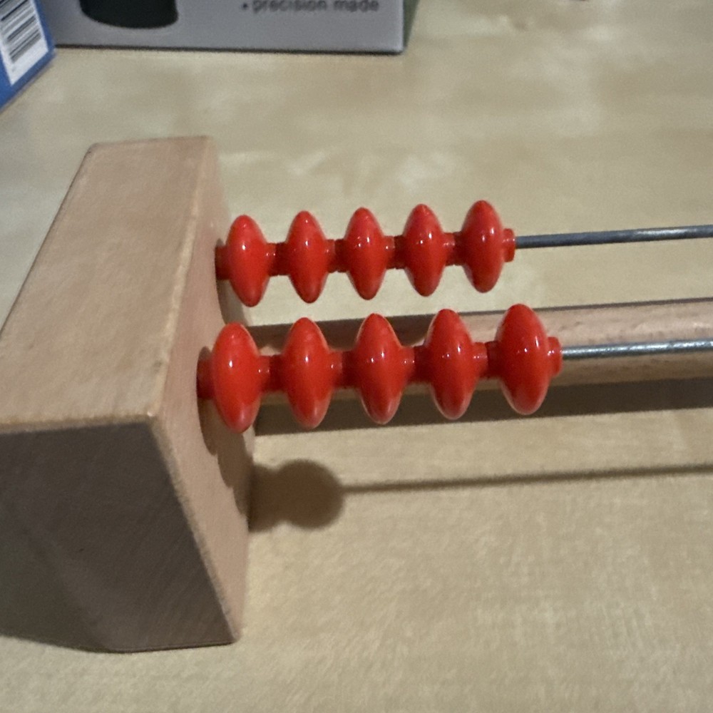 Thinking Frame ™ - Student Abacus 20 Bead Red White Early Math Counting Tool