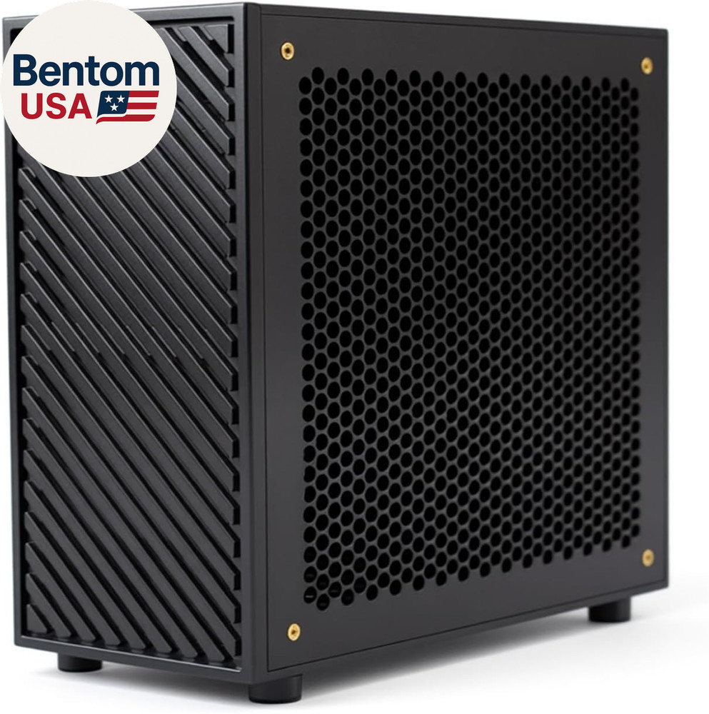 DIY Mini CNC Aluminum PC Case – Compact ITX Workstation Chassis for Low Profile