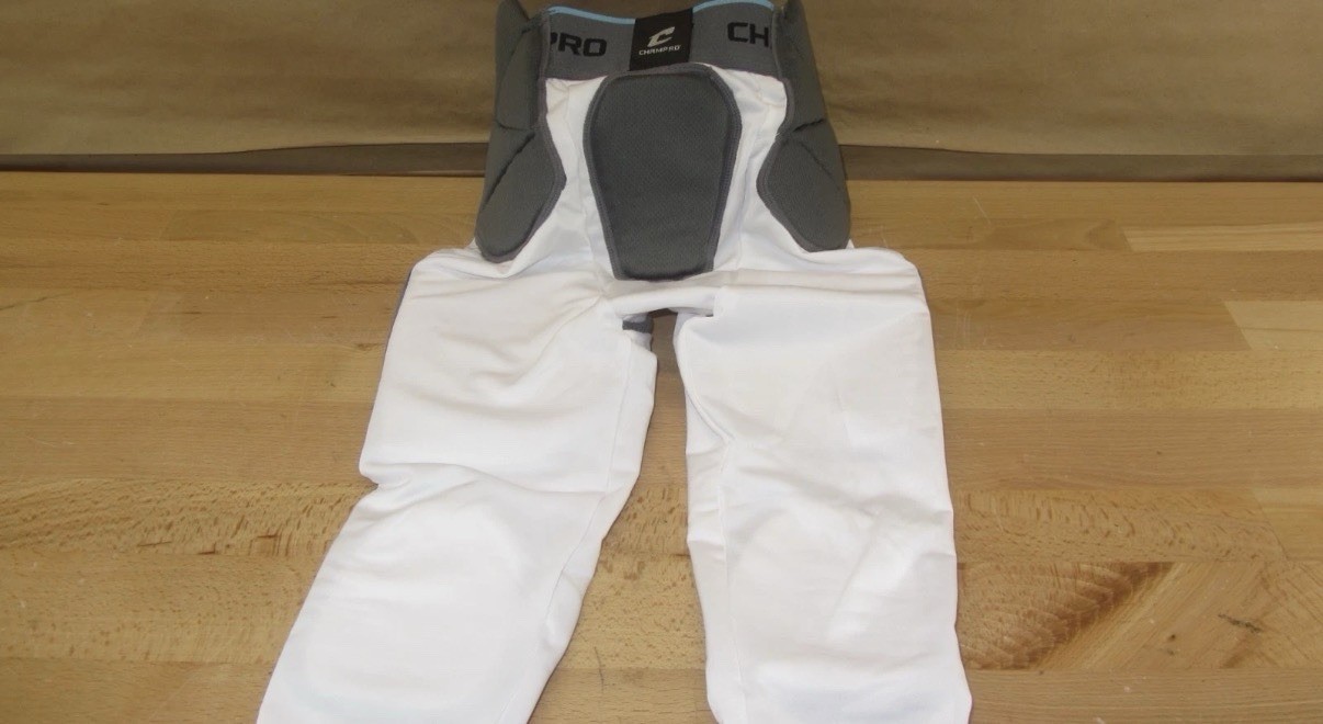 CHAMPRO Tri Flex 7-Pad Integrated Youth Girdle, WHITE , Medium