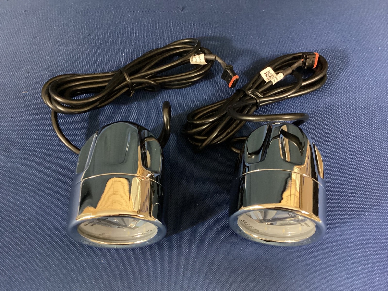 NEW Custom Dynamics ProBEAM LED Halo Fog Lights Chrome, PB-FOG-UNV-C *