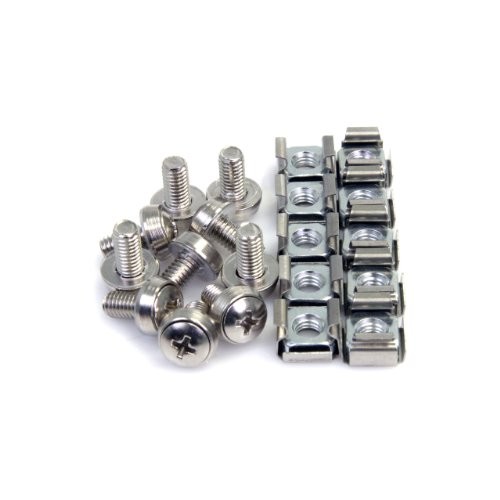 Startech 50 Pkg M6 Mounting Screws And Cage Nuts - 100 / Pack (cabscrewm6)