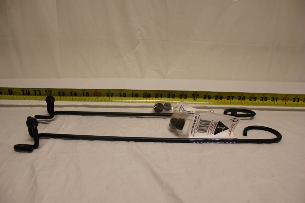 2x What D Hook 3/4" Deck Rail Post Garden Display Hook No Hardware Needed G2